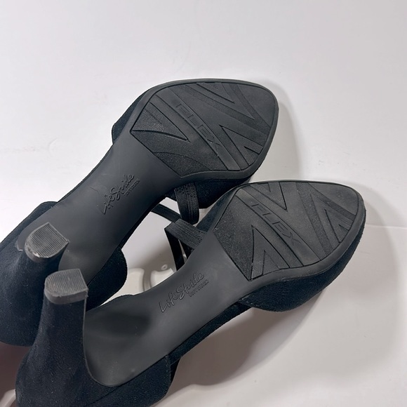 LifeStride® Grace sandals women’s black faux suede size 10W‎ (1854) - Picture 6 of 6